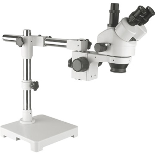 Best Sale,CE, 3.5X- 45X Trinocular  Single  boom stand Trino Microscope + led ring light,Well sold In EU , USA , Latin American