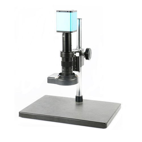 Autofocus SONY IMX290 HDMI USB digital Video Auto Focus industrial Microscope Camera +180X 300X C-Mount Lens+144 Led lights