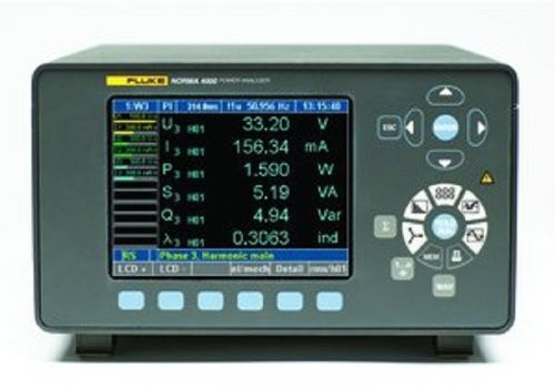 Fluke Norma 4000 3 Phase High Precision Power Analyzer With Pp42 Channel, Ieee488 And Ethernet Interface, Pi1 Process Interface, 0.2% Accuracy, 0.3V To 1000V, 20 A Current Range