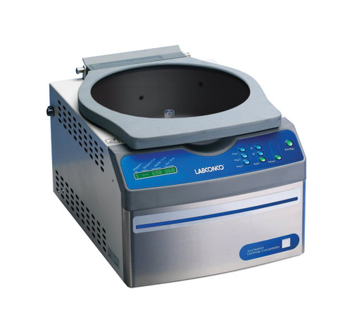 Labconco 7310042 Acid-Resistant Centrivap Benchtop Centrifugal Vacuum Concentrator, Refrigerated, 1,725 Rpm, Glass Lid, 230V