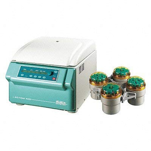 Hettich 420Cellculture2-Bc Model Rotina 420 Cell Culture Benchtop Centrifuge Without Temperature Control, Bio-Containment Lids, 26/10 Places, 15/50 Ml Tube Capacity, 115V