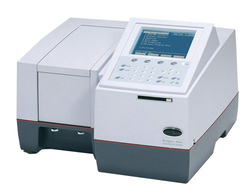 Shimadzu 220-92926-00 Model Biospec-Mini 1240 Single Beam Spectrophotometer, 5Nm Spectrum Bandwidth