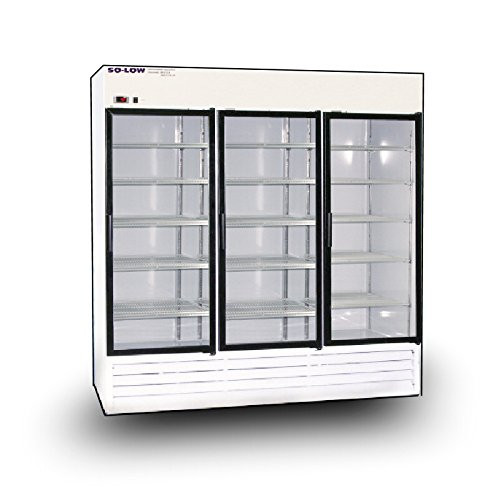 So-Low Dh4-74Gd Glass Door Lab And Pharmacy Refrigerator, 115 V. 17 Ct. Ft, Temp Range 2C To 8C