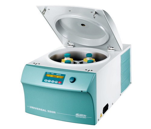 Hettich 1406-01 Universal 320R Refrigerated Benchtop Centrifuge, 346 X 401 X 695Mm (H X W X D), -20 To 40 Degree C, 1 Sec To 99 Min, 59 Sec, 15000 Rpm