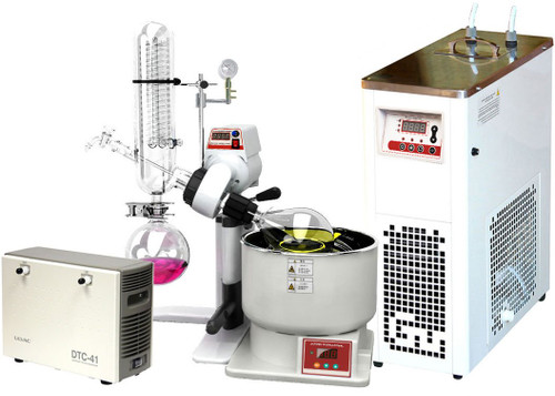 Across International Se05-S2 Ai Solventvap Rotary Evaporator With Chiller And Ulvac Diaphragm Pump, 0.5 Gal/2 L, 110V