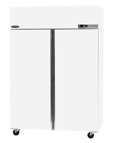 Nor-Lake Scientific Nspr522Www/0 Galvanized Steel Painted White Premier Refrigerator With 2 Solid Doors, 115V, 60Hz, 52 Cu Ft Capacity, 55" W X 79-5/8" H X 34-7/8" D, 2 To 10 Degree C