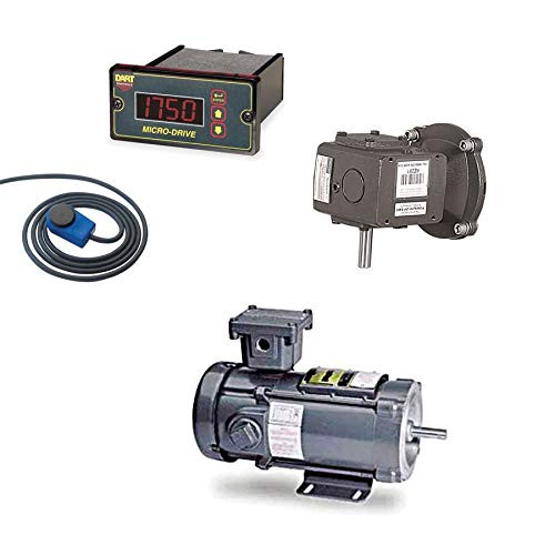 Ace Glass 13557-440 Ace Glass Dc Motor And Control With Offset Gear Box And Rpm Wrap, Standard Duty Rated, 1/2 Hp, Digital Control, 115/230 Volts, 50/60Hz