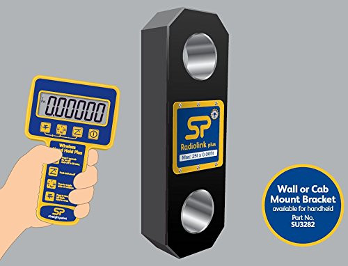 Straightpoint Radiolink Plus Dynamometer: 77,000 Lb X 10 Lb, Supplied With Sw-Hhp Handheld Display And Two Green Pin (G-5263) Super Alloy Anchor Shackles