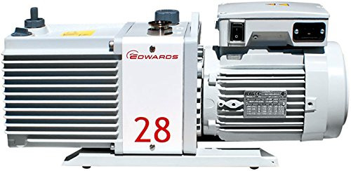 Across International E2M28 Edwards Dual Stage High Capacity Vacuum Pump, 21 Cfm, 110/220V, 50/60 Hz