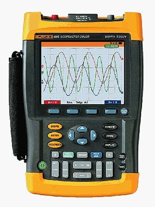 Fluke 199C 199 C 200MHZ Portable Oscilloscope Scopemeter MultiMeter Meter Tester Test Equipment