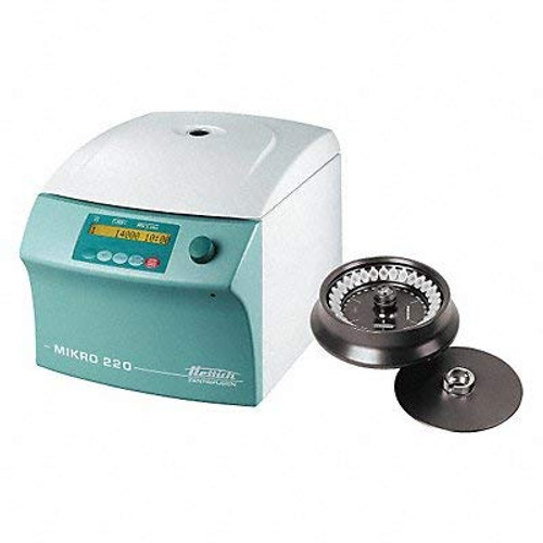 Hettich 220Micro30 Model Mikro 220 Microliter Centrifuge Without Temperature Control, 30 Places, 1.5-2.0 Ml Tube Capacity, 115V