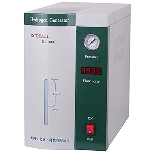 Cgoldenwall Hydrogen Generator 0-1000Ml/Min Lab High-Pure Hydrogen Gas Generating Machine 99.999% Electrolysis H2 Making Machine Hydrogen Maker With Led Display Over Pressure Alarm