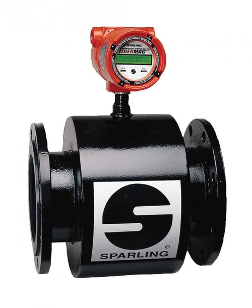 Sparling Fm656-088-110-1 Mag Flow Meter 8" Awwa 150# Integral Electronics Dc