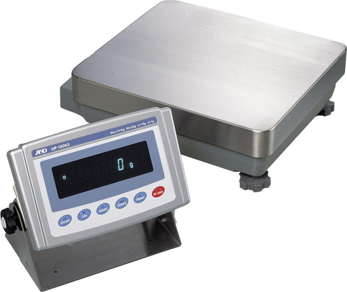 A&D Weighing Gp-60Ks Washdown Industrial Scale With Remote Indicator, 61Kg X 1G