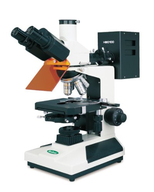 Vanguard 1286Ecm Brightfield, Phase Contrast Fluorescence Microscope With Trinocular Head, Halogen Illumination, 4X, 10X, 40X, 100X Magnification, 360 Degree Viewing Angle
