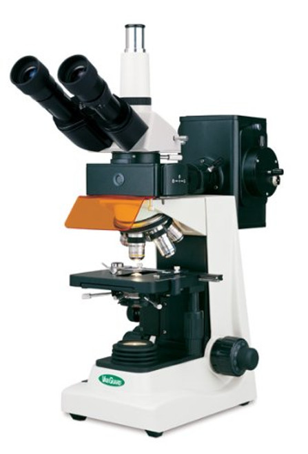 Vanguard 1482Fli Brightfield Fluorescence Microscope With Trinocular Head, Halogen Illumination, 4X, 10X, 40X, 100X Magnification, 360 Degree Viewing Angle