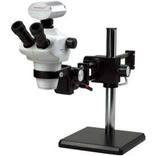 Unitron Z850 Trinocular Zoom Stereo Microscope With C-Mount On Ball Bearing Boom Stand (13136-131-25-05)