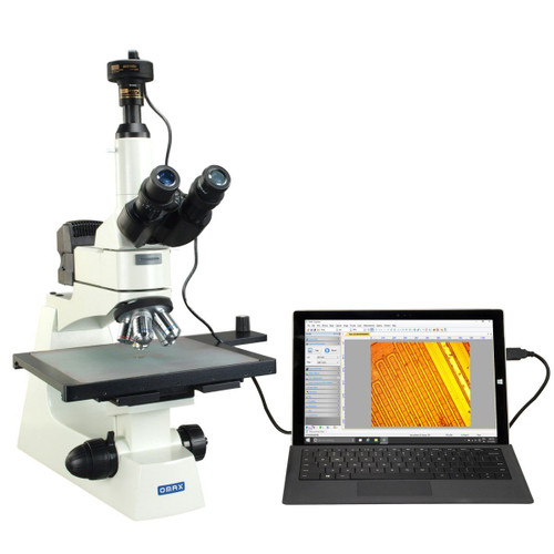 Omax Large Stage Industrial Inspection Infinity Microscope+10Mp Camera