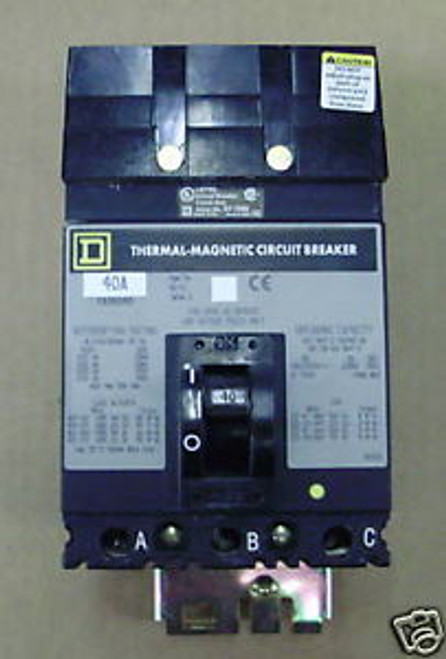 SQUARE D  I LINE BREAKER 40 AMP 3 POLE 600 VAC