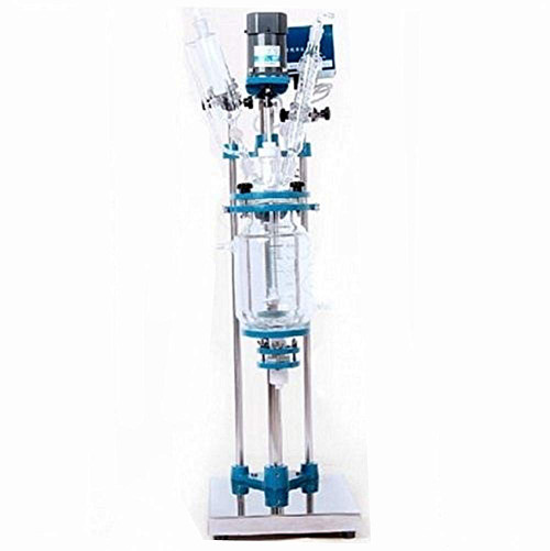 10L Digital Display Chemical Lab Jacketed Glass Reactor Vessel 110V Or 220V