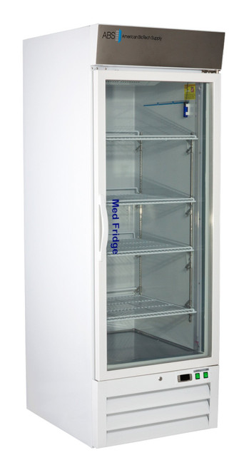American Biotech Supply Ph-Abt-S23G Standard Pharmacy Value Laboratory Refrigerator, Glass Door, 23 Cu. Ft. Capacity, White
