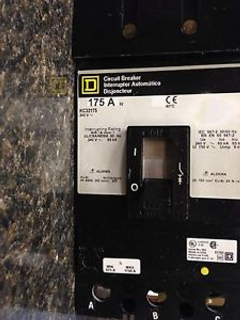 Square D KC32175 Circuit Breaker, 175 Amp