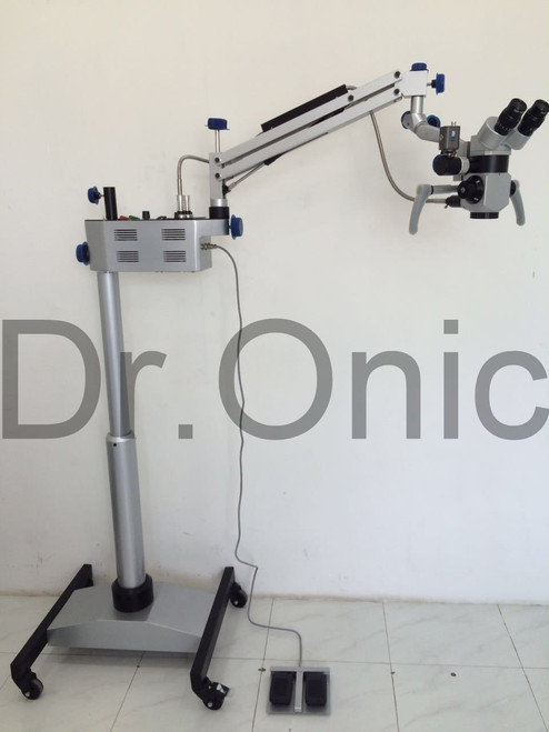 Dental Microscope 5 Step,Floor Type,45?? Binoculars With Led Illumination