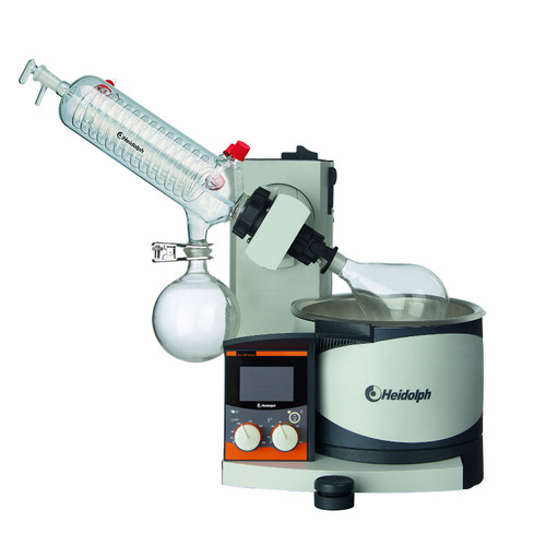 Heidolph 36000090 Hei-Vap Value Collegiate Rotary Evaporator, G1B, Diagonal Condenser, Coated Hand Lift