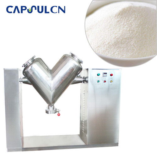 New Capsulcn. Powder Mixing Machine Blending Mixer Machine V-50 220V/50Hz