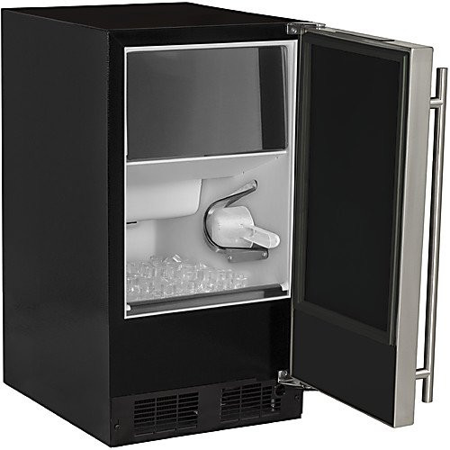 Marvel/Div Northland Ma15Cls1Ls 15" Ice Maker With Gravity Drain, Black Cabinet, Solid Stainless Steel Door, Ada, Clear Cube, Frost Free, Left Hinge, 120V/60 Hz