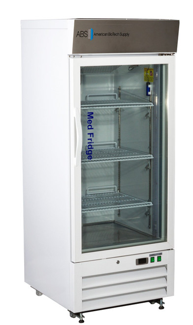 American Biotech Supply Ph-Abt-S16G Standard Pharmacy Value Laboratory Refrigerator, Glass Door, 16 Cu. Ft. Capacity, White