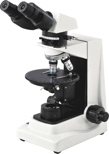 Bestscope Bs-5080T Polarizing Trinocular Compound Microscope, Wf10X Eyepieces, Strain-Free Objectives, Bertrand Lens, 40X-600X Magnification, Transmitted Halogen Illumination, Abbe Condenser, Iris Diaphragm, Round Stage, 110V