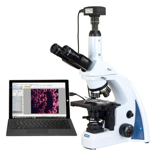 OMAX 40X-3000X 18MP USB3.0 Digital Quintuple Infinity PLAN Darkfield LED Kohler Compound Microscope
