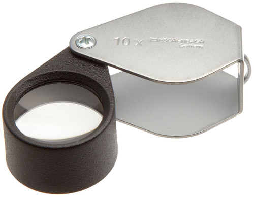 Eschenbach 1176-10 Aplanatic Folding Loupe Magnifier, 10X Magnification, 40 Diopter, 23Mm Lens Diameter