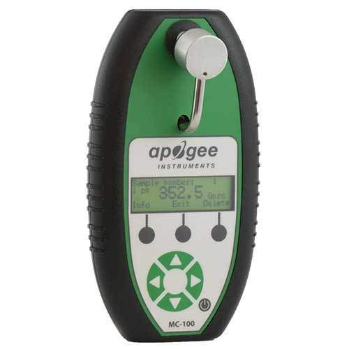 Chlorophyll Concentration Meter, Apogee MC-100 Handheld, Portable, for Field Assessment of Nutrient Status, Fertilizer Requirements, Evaluation of Stress, and Optimization of Harvest.