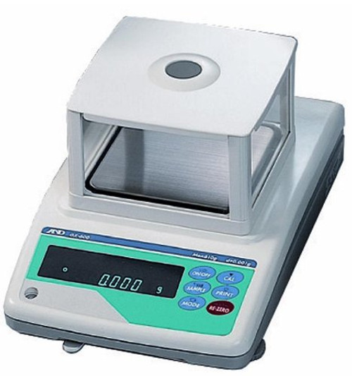 A&D GF-600 Precision Lab Balance,610 g X 0.001 g, Couting, Jewelry Scale,RS232,Breeze shield,NEW