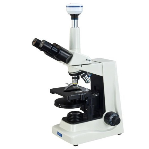 OMAX 40X-1600X Advanced Digital Trinocular Phase Contrast Microscope with PLAN Turret Phase Contrast Kit and 3.0MP USB Camera