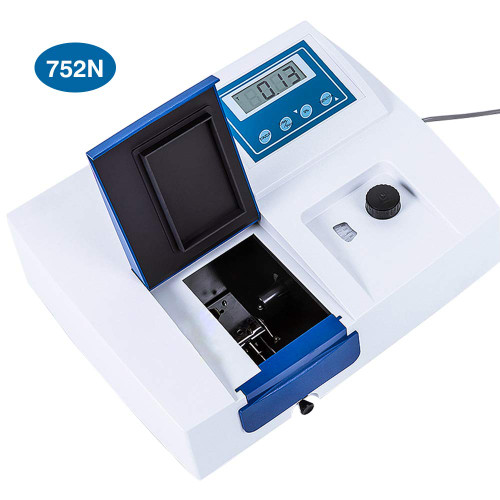 Wellish UV VIS Digital Lab Visible Spectrophotometer 752N Scientific Lab UV Spectrophotometer 200-1000nm Lab Equipment