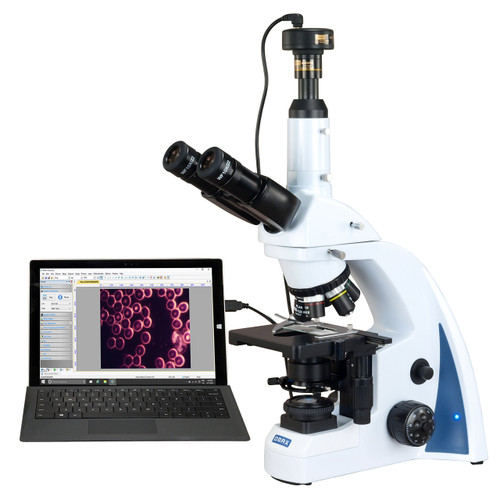 OMAX 40X-3000X 10MP Digital Quintuple Infinity PLAN Darkfield LED Kohler Compound Microscope