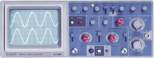 Elenco S-1390 100MHz Analog Oscilloscope