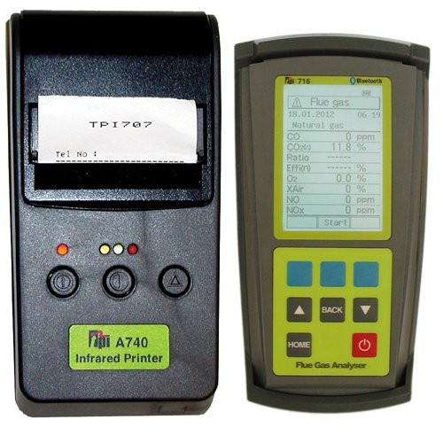 TPI 716NA740, Flue Gas/Combustion Analyzer, 1 pc