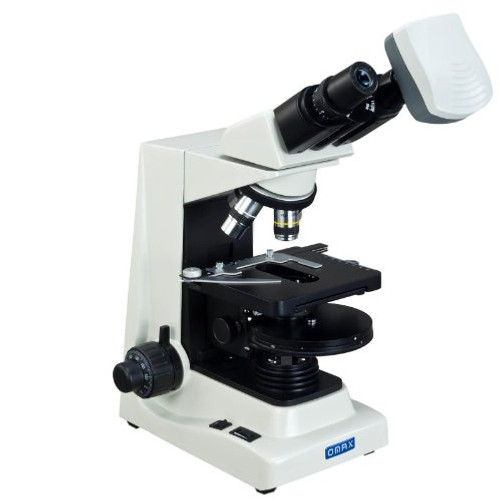 OMAX 40X-1600X Advanced Binocular Phase Contrast Microscope with PLAN Turret Phase Contrast Kit and 5.0MP USB Camera