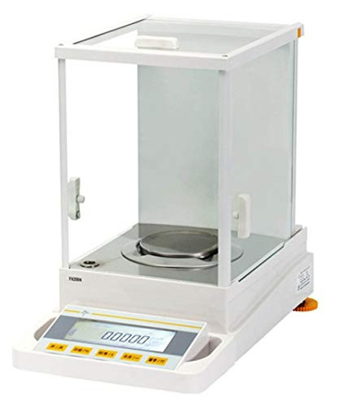 Hanchen Analytical Balance, Digital Automatic Calibration Scales 160g x 0.0001g (.1mg Readability), Large LCD Display Lab Instrument (0-160g)