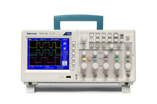 Tektronix TBS1104, 100 MHz, 4 Channel, Digital Oscilloscope, 1 GS/s Sampling, 5-year Warranty