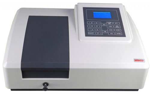 UNICO S-2150 Visible Spectrophotometer, 4 nm Band Pass, Wavelength Range 325-1000 nm, 4-Position 10 mm Cell Holder, Power Input 100-240V