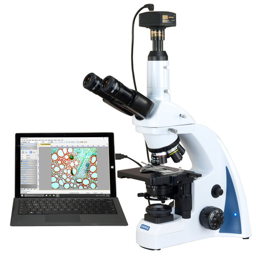 OMAX 40X-3000X 14MP Digital Infinity PLAN LED Kohler Siedentopf Microscope with Quintuple Nosepiece