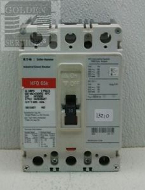 Cutler-Hammer Eaton HFD3030 Industrial Circuit Breaker 600V 30A 3P