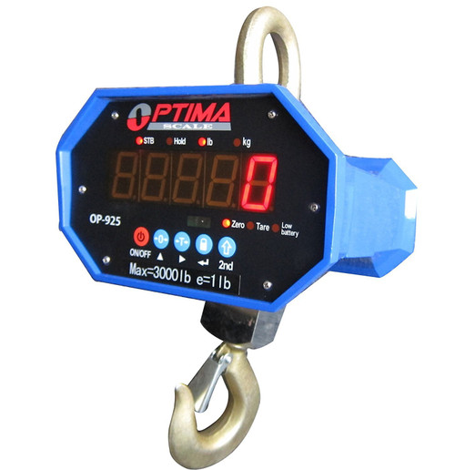 Optima Scale OP-925-40000 Hanging Industrial Crane Scale, 40,000 LBS x 20 LBS NEW !!!