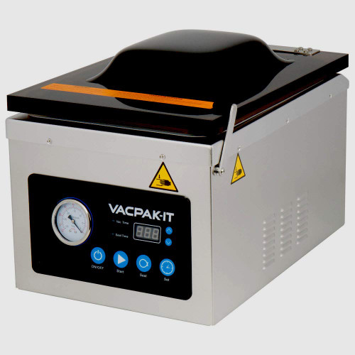 VacPak-It VMC10DPU Chamber Vacuum Packaging Machine with 10 1/4" Seal Bar and Dry Pump