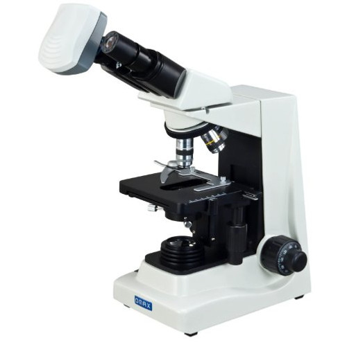 OMAX 40X-1600X Advanced PLAN Darkfield Binocular Compound Microscope with 5.0MP USB Camera and Extra Bright Oil Darkfield Condenser